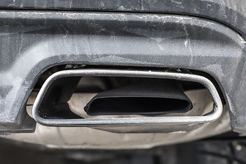 Image showing Car exhaust