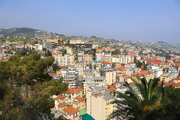 Image showing View of Sanremo (San Remo) on Italian Riviera