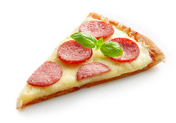 Image showing slice of pizza