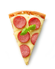 Image showing slice of pizza