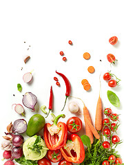 Image showing various fresh vegetables