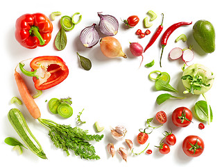 Image showing various fresh vegetables