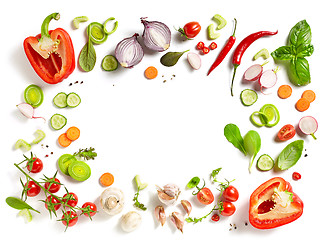 Image showing various fresh vegetables