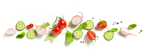 Image showing various fresh vegetables