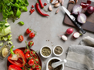 Image showing various fresh vegetables