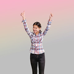 Image showing Asian Girl With Well Done