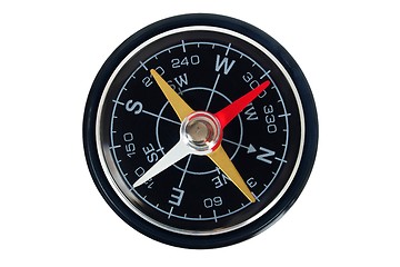 Image showing Compass on white