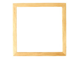 Image showing Empty wooden frame