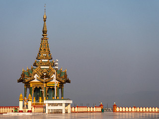 Image showing The Ouparta Thandi Zedi pagoda in Myanmar