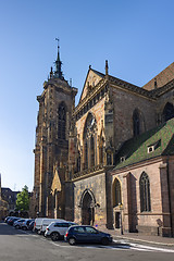 Image showing the beautiful church of Colmar France