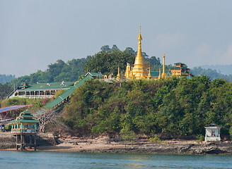 Image showing Pagoda on Kadan Kyun, Myanmar