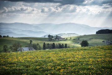 Image showing beautiful view landscape south Germany