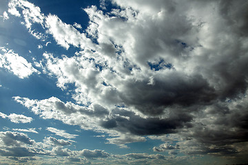 Image showing Blue sky with clouds