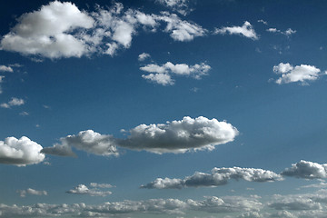 Image showing Blue sky with clouds