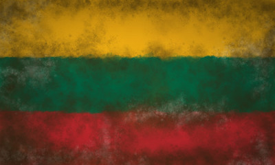 Image showing flag of lithuania