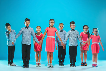 Image showing The kids dance school, ballet, hiphop, street, funky and modern dancers