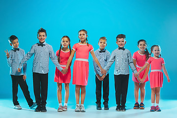 Image showing The kids dance school, ballet, hiphop, street, funky and modern dancers