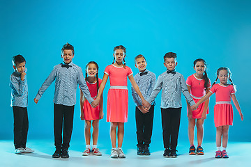 Image showing The kids dance school, ballet, hiphop, street, funky and modern dancers