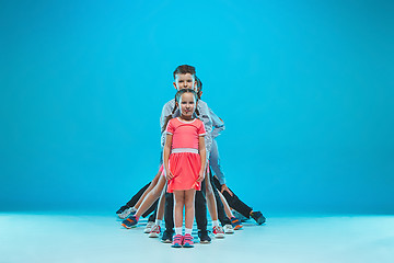 Image showing The kids dance school, ballet, hiphop, street, funky and modern dancers