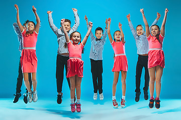 Image showing The kids dance school, ballet, hiphop, street, funky and modern dancers