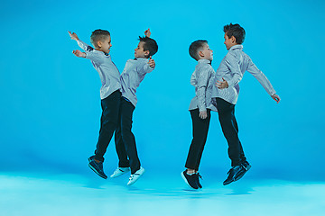 Image showing The kids dance school, ballet, hiphop, street, funky and modern dancers