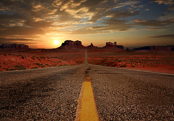 Image showing Monument Valley Landscape