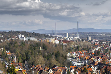 Image showing the waste incineration plant Stuttgart Germany