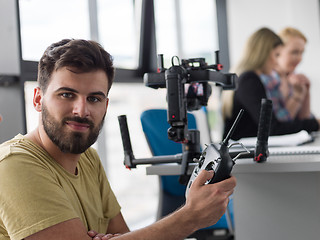 Image showing videographer at work