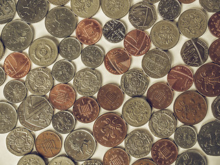 Image showing Vintage British Pound
