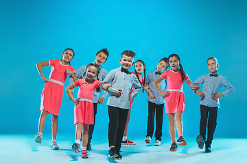 Image showing The kids dance school, ballet, hiphop, street, funky and modern dancers