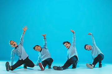 Image showing The kids dance school, ballet, hiphop, street, funky and modern dancers