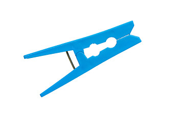 Image showing Color clothespin on white 