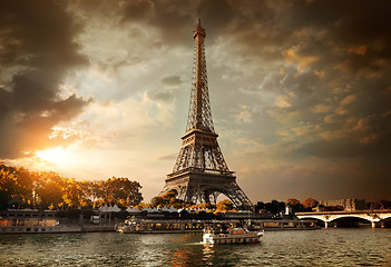 Image showing Clouds over Paris