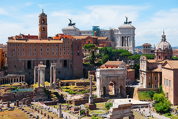 Image showing Ancient ruins Roman Forum