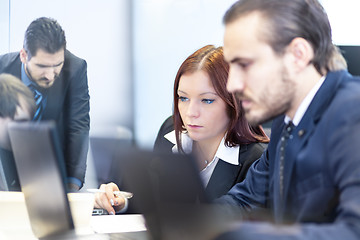 Image showing Business people in modern office.