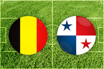 Image showing Belgium vs Panama football match