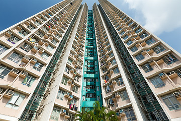 Image showing Residential building to the sky