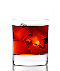 Image showing whiskey on rocks