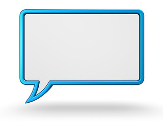 Image showing 3d speech bubble