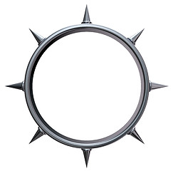 Image showing metal sun symbol