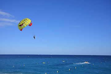 Image showing Parasailing