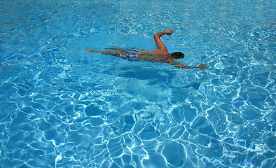 Image showing swimming