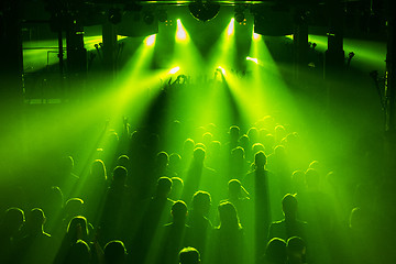 Image showing Rock concert crowd