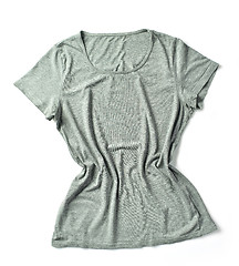Image showing grey color t shirt
