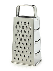 Image showing metallic grater on white background