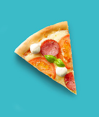 Image showing slice of pizza