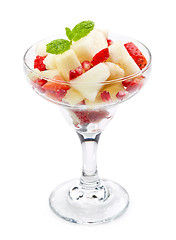 Image showing glass of fruit salad