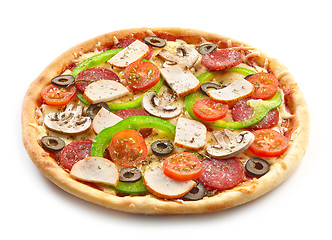 Image showing freshly baked pizza