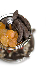 Image showing dried fruit and chocolate
