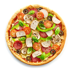 Image showing freshly baked pizza